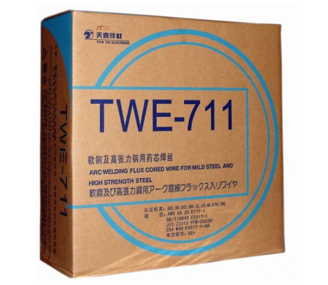 DÂY HÀN LÕI CÓ THUỐC TIEN TAI TWE 711 Ø 1.2MM DÂY HÀN LÕI CÓ THUỐC TIEN TAI TWE 711 Ø 1.2MM